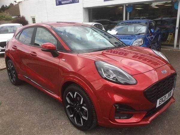 Red Used 2021 Ford Puma ST-Line X SUV | £18,395 (Fair price) - Image 1/1