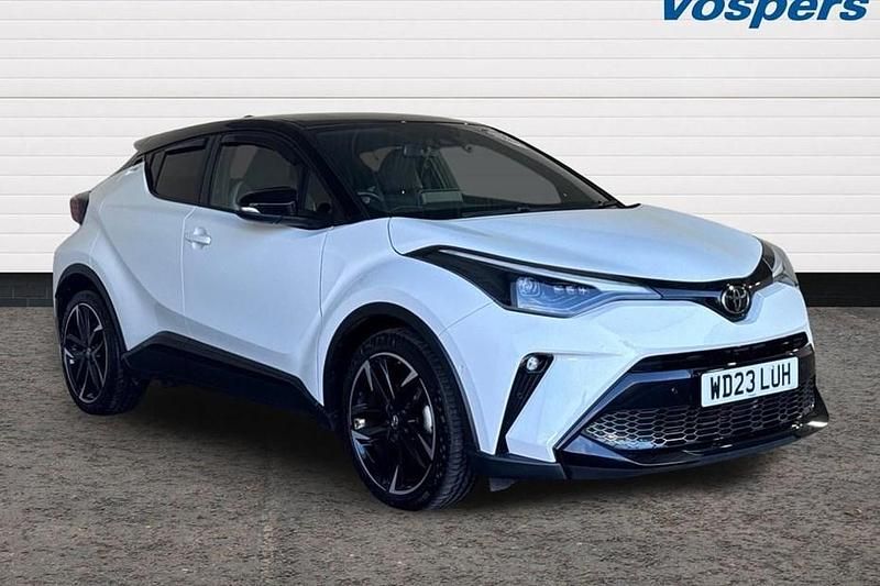 White/black Used 2023 Toyota C-HR Sport SUV | £22,438 (Fair price) - Image 1/1