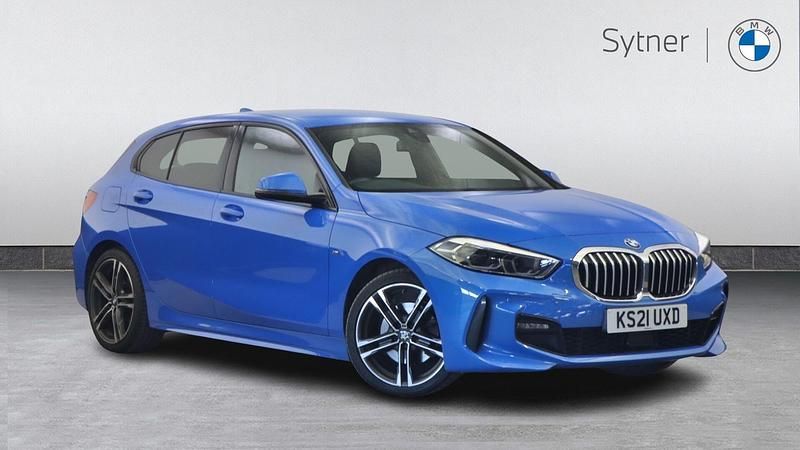 Used BMW 118 M Sport 148 HP (108 kW) 2021 Blue Hatchback