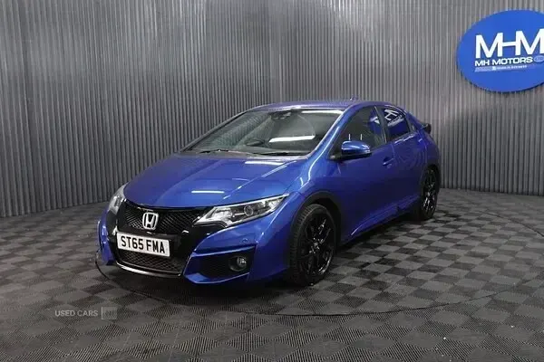 Used Honda Civic Sport 120 HP (88 kW) 2015 Blue Hatchback