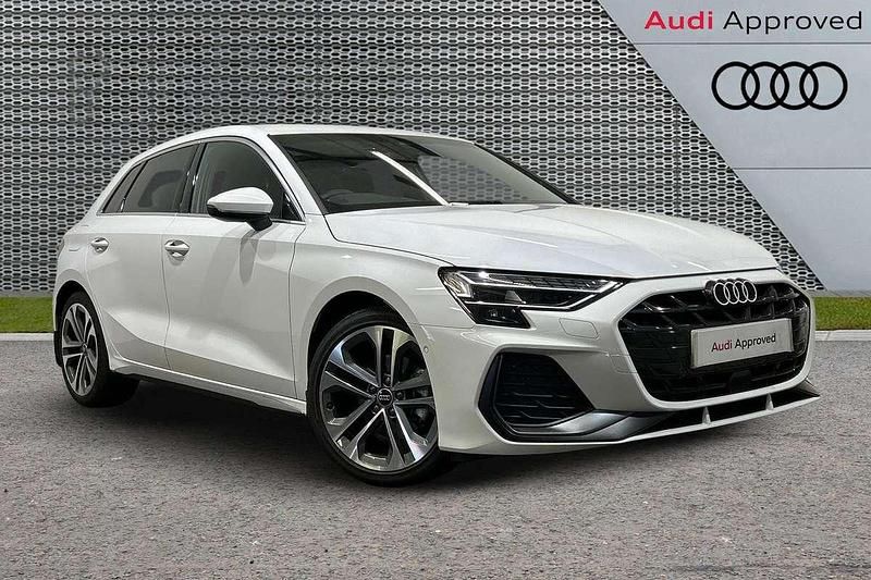 White Used 2025 Audi A3 S-Line Hatchback | £27,500 (A bit pricey) - Image 1/3