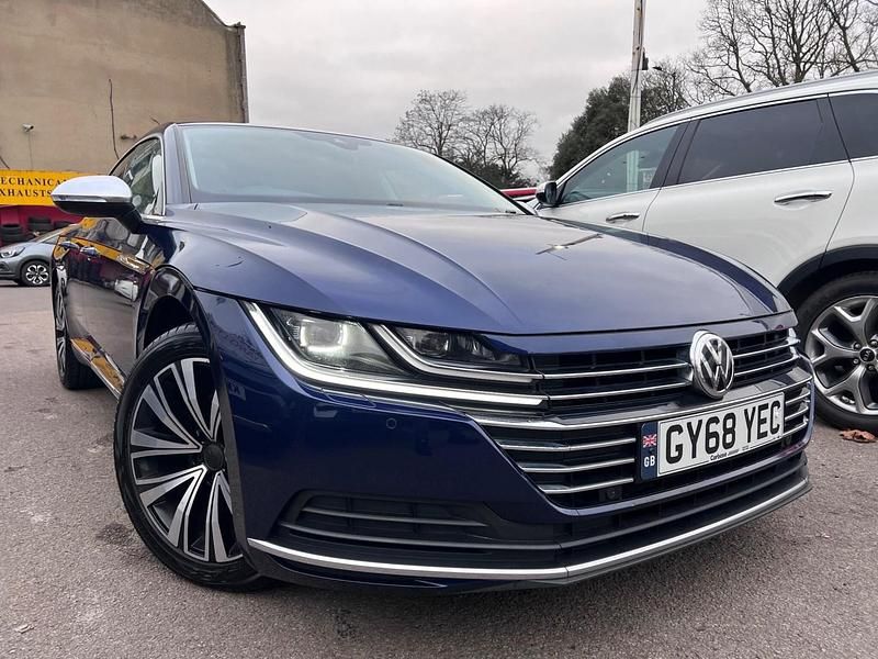 Used VW Arteon Elegance 150 HP (110 kW) 2018 Blue Hatchback