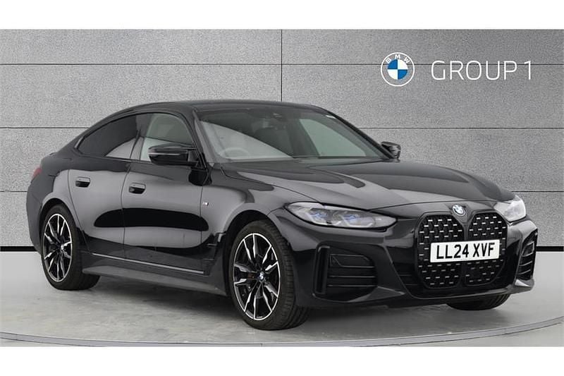 Black sapphire metallic paint Used 2024 BMW M440 M Sport Sedan | £45,490 (Fair price) - Image 1/4