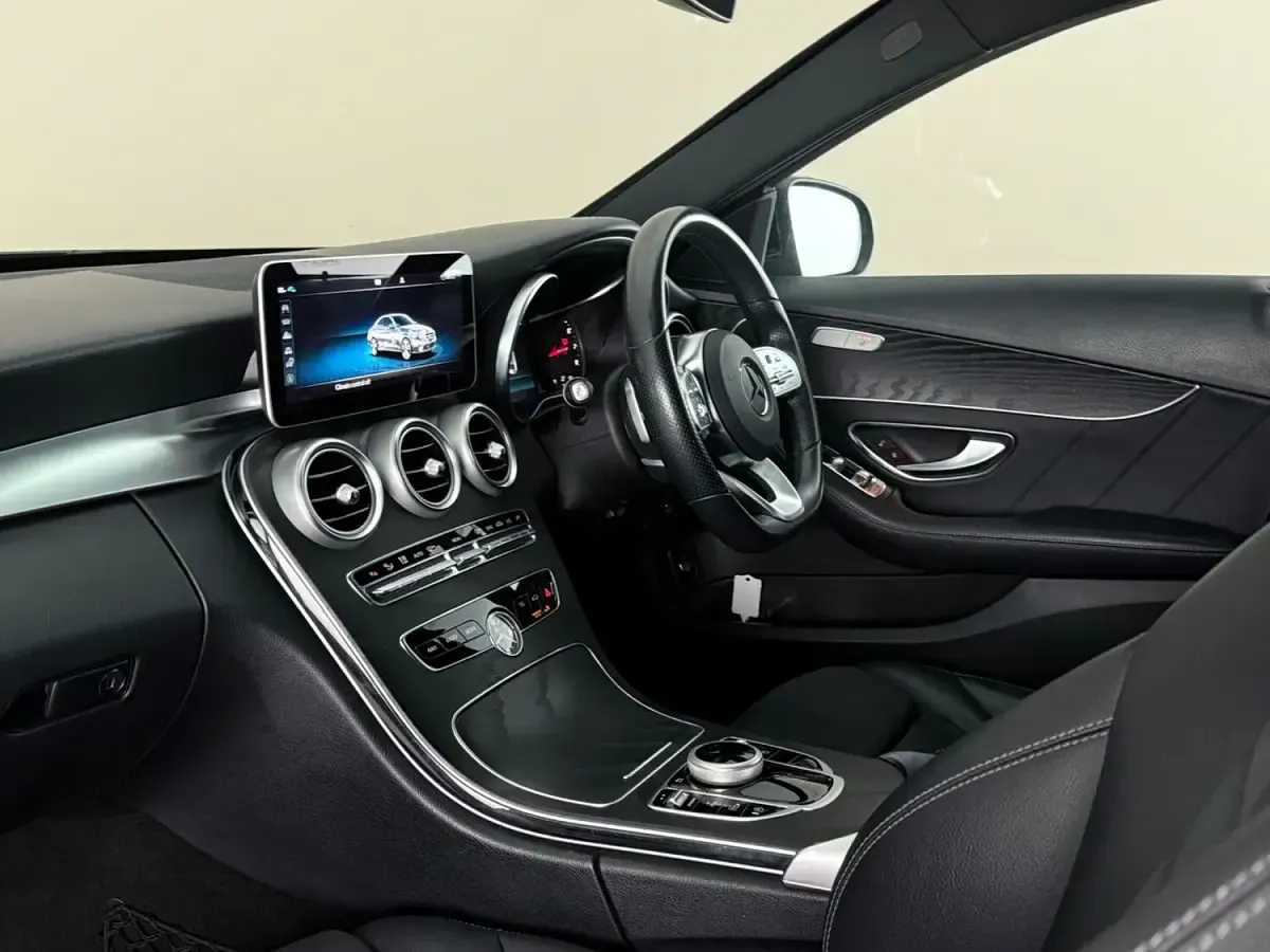 Used Mercedes C300 AMG line 2018 Black Sedan