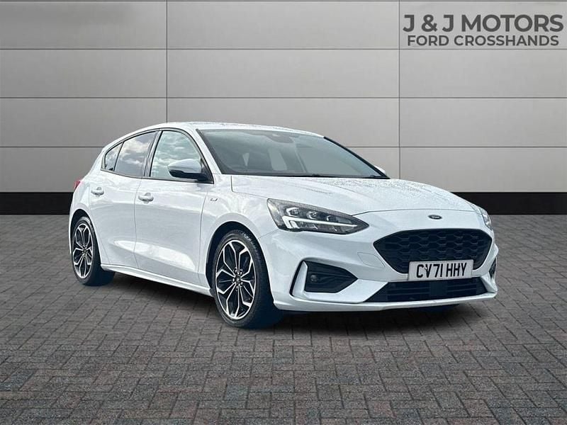 White Used 2022 Ford Focus ST-Line X Hatchback | £13,495 (Good price) - Image 1/4