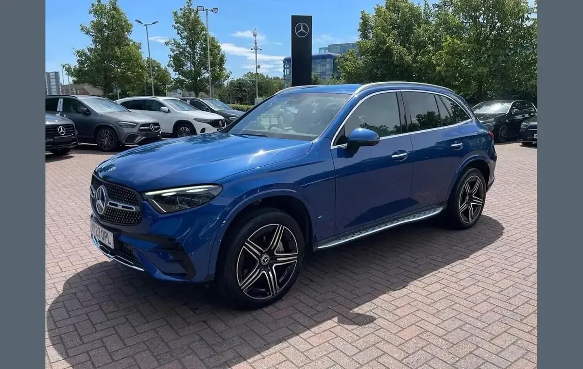 Used Mercedes GLC300 AMG Line Premium 309 HP (227 kW) 2023 Blue SUV