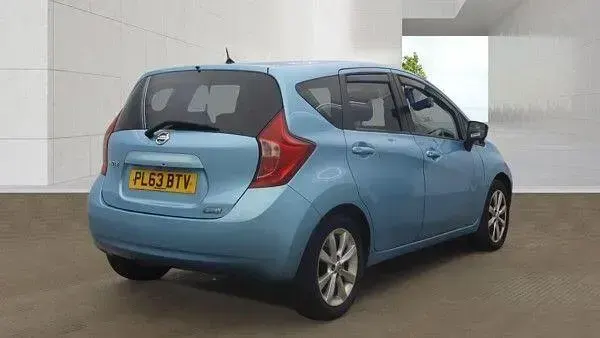 Used Nissan Note S 98 HP (72 kW) 2014 Blue Hatchback