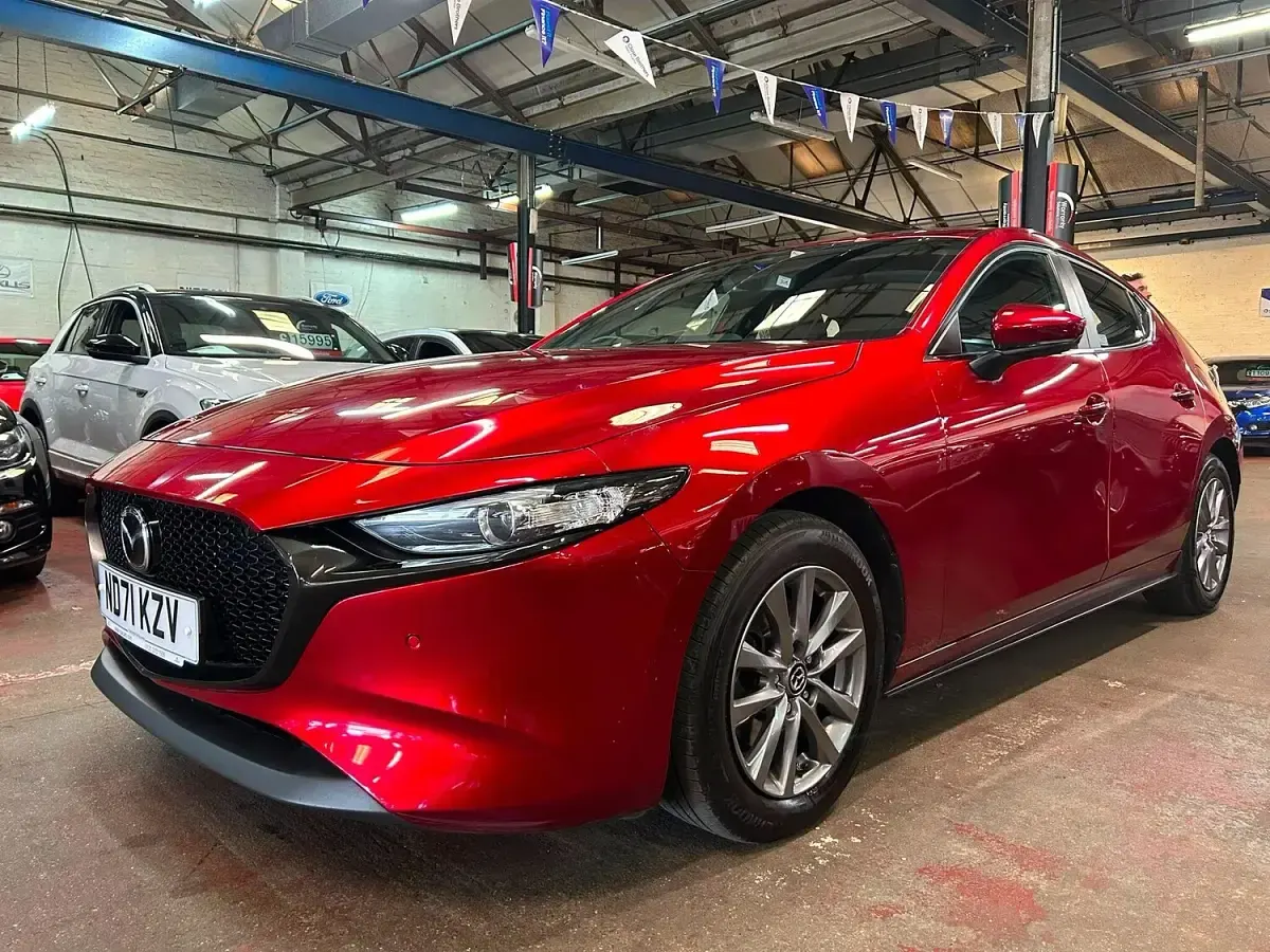 Used Mazda 3 2021 Red Hatchback