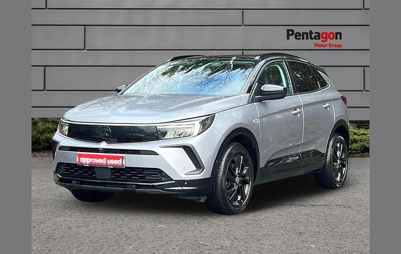 Used Vauxhall Grandland X GS Line 128 HP (94 kW) 2022 Grey SUV
