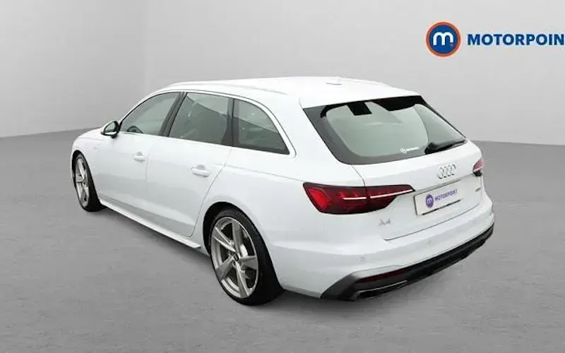 Used Audi A4 S-Line 245 HP (180 kW) 2019 White Estate
