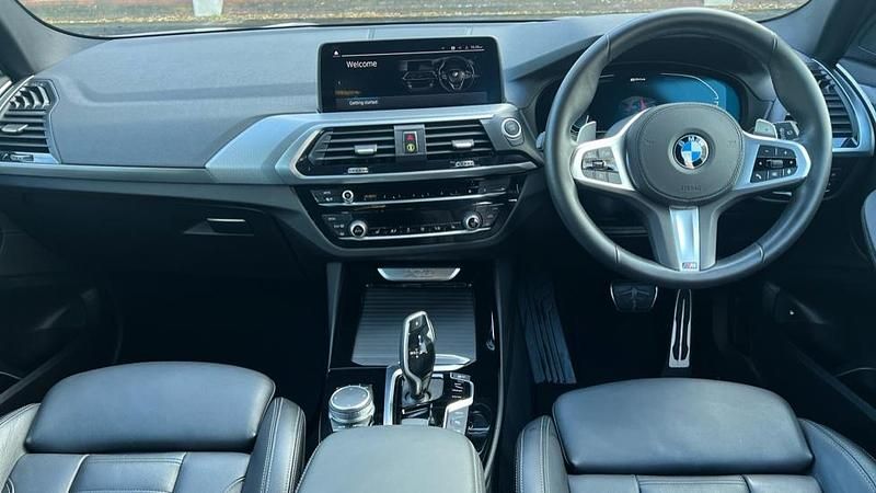 Used BMW X3 M Sport 292 HP (214 kW) 2021 Glacier silver metallic SUV