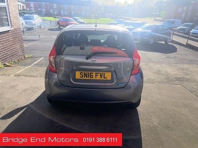 Used Nissan Note S 90 HP (66 kW) 2016 Grey Hatchback