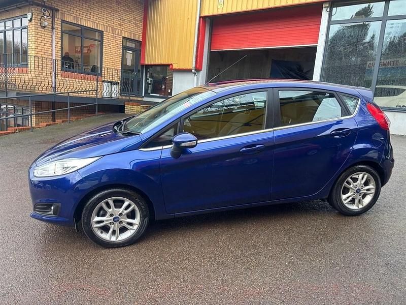 Used Ford Fiesta Zetec 2014 Blue Hatchback