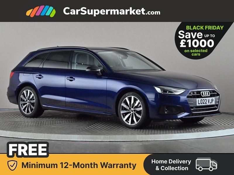 Blue Used 2022 Audi A4 Sport Estate | £26,797 (Expensive) - Image 1/4