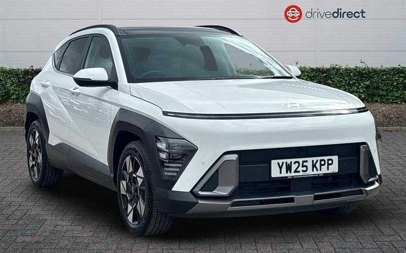 Special solid atlas white Used 2025 Hyundai Kona Ultimate SUV | £28,361 - Image 1/4