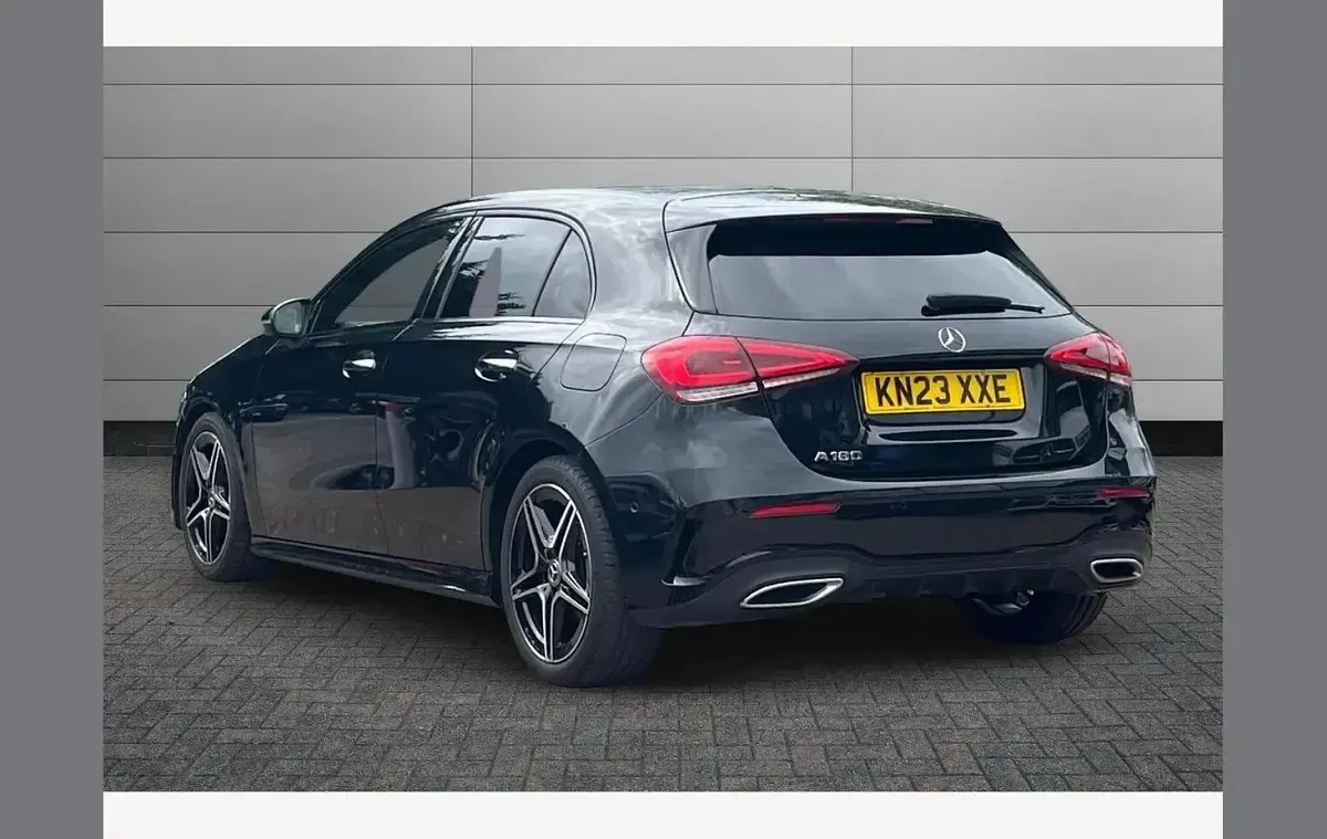 Used Mercedes A180 AMG Line Premium 136 HP (100 kW) 2023 Black Hatchback