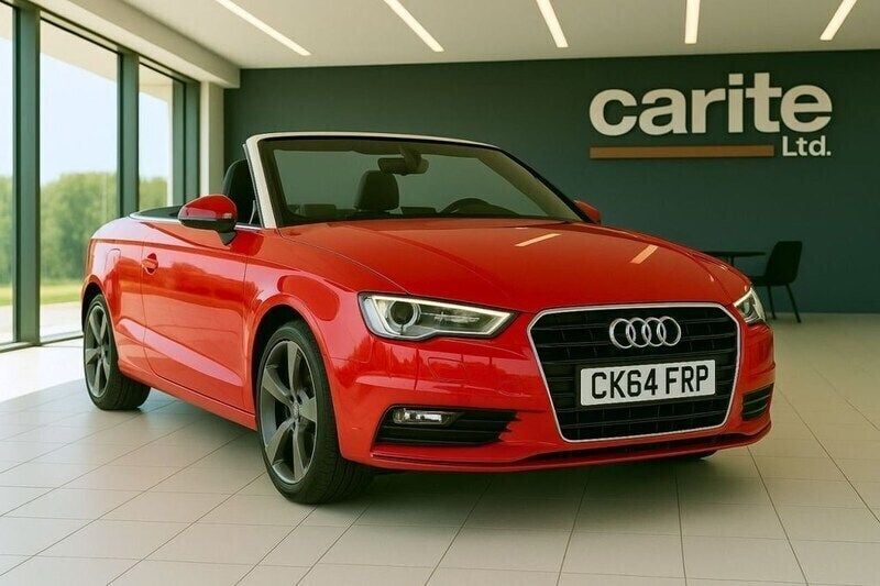 Red Used 2014 Audi A3 Cabriolet Sport Cabriolet | £9,495 (Fair price) - Image 1/2