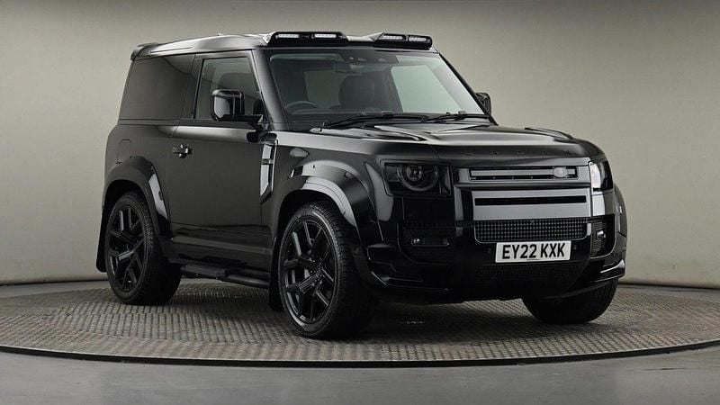 Exterior paint santorini black Used 2022 Land Rover Defender S SUV | £58,700 (Good price) - Image 1/4