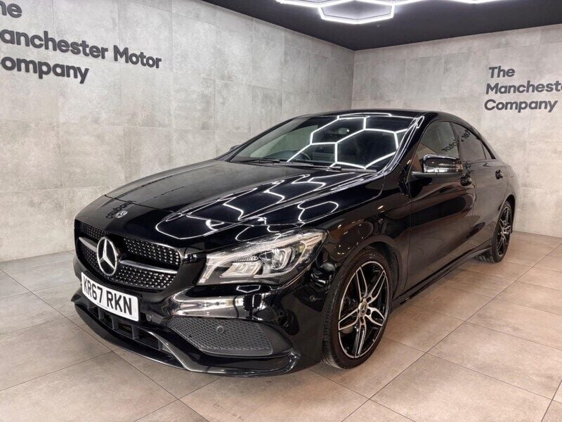 Black Used 2017 Mercedes CLA180 AMG line Sedan | £12,590 (Fair price) - Image 1/4