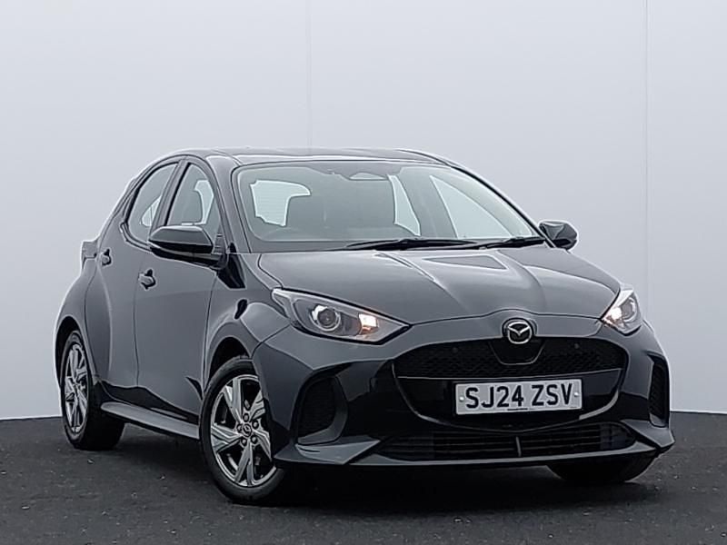 Black Used 2024 Mazda 2 Exclusive-Line Hatchback | £15,498 (Fair price) - Image 1/4