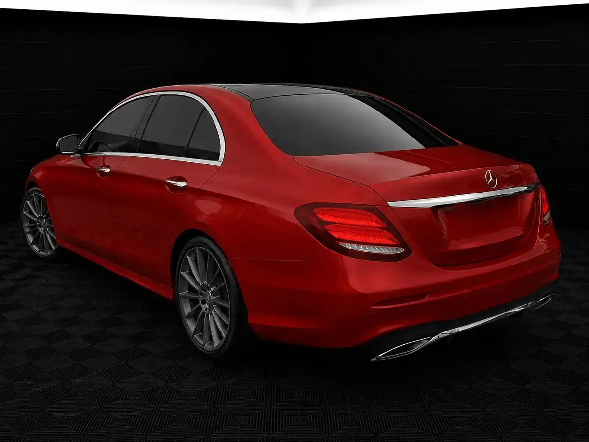 Used Mercedes E220 AMG Line Premium Plus 2016 Red Sedan