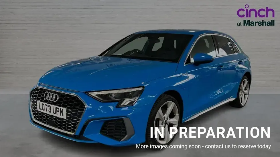 Used Audi A3 e-tron S-Line 204 HP (150 kW) 2023 Blue Hatchback