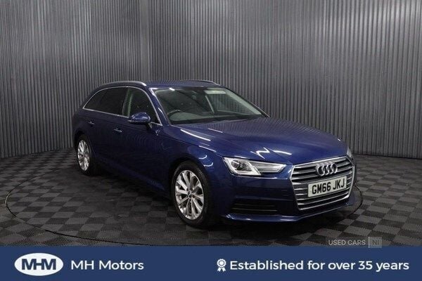 Blue Used 2017 Audi A4 Estate | £9,495 (Good price) - Image 1/4
