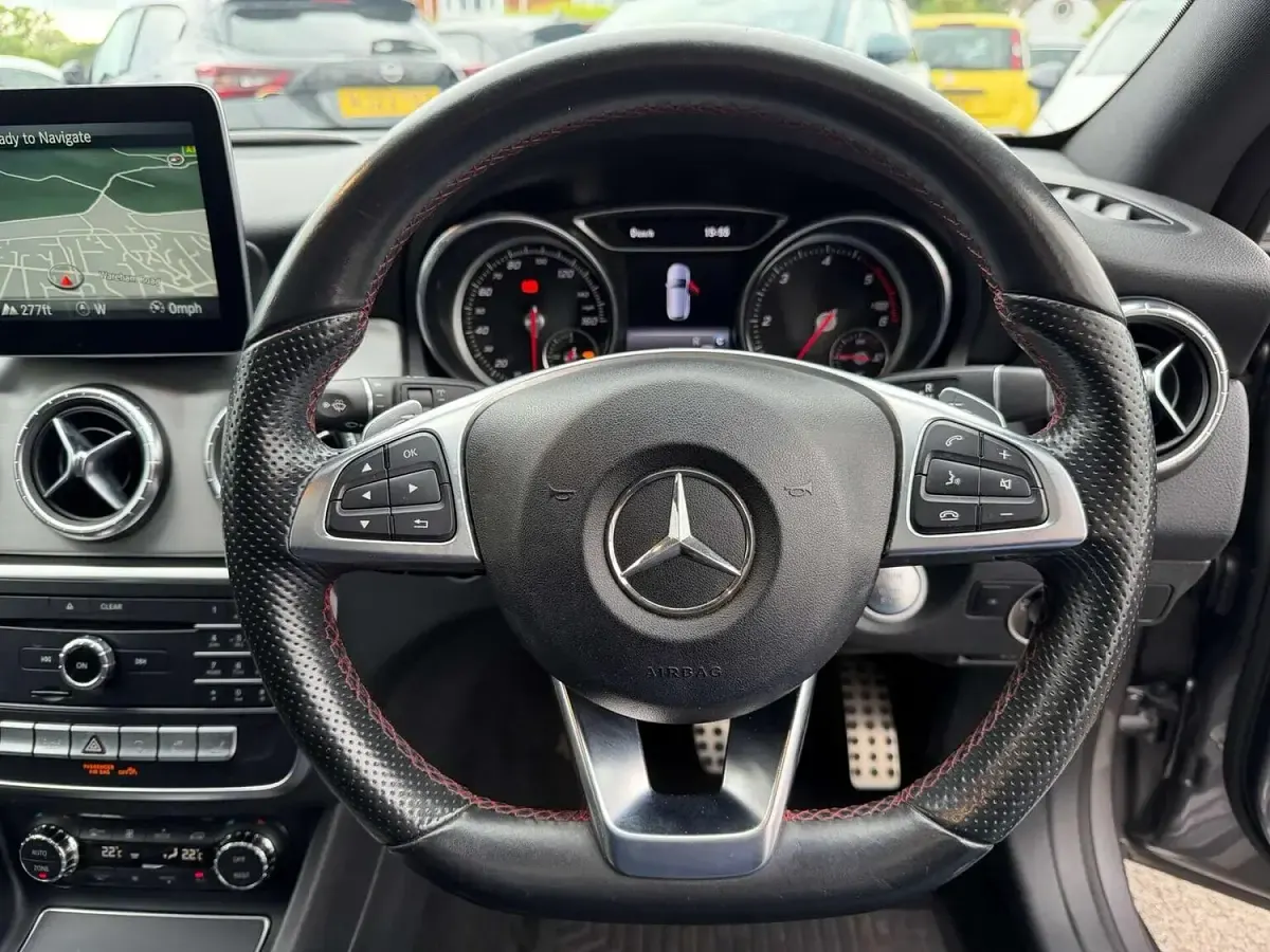 Used Mercedes CLA220 Shooting Brake AMG line 177 HP (130 kW) 2017 Grey Estate