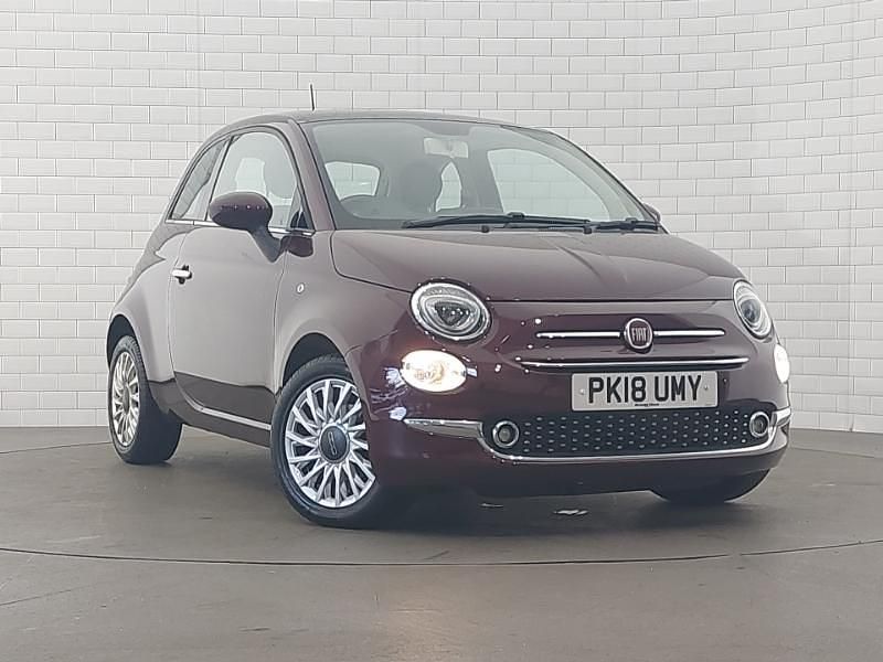 Red Used 2018 Fiat 500 Lounge Hatchback | £7,298 (A bit pricey) - Image 1/4