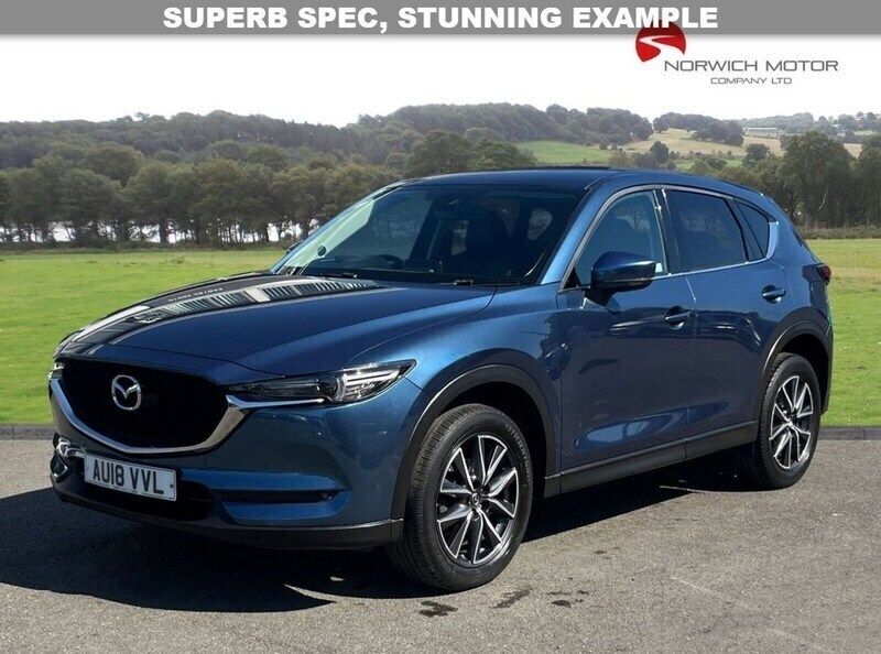 Blue Used 2018 Mazda CX-5 Inclusive SUV | £14,999 (Fair price) - Image 1/4