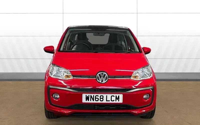 Used VW up! high up! 75 HP (55 kW) 2018 Red Hatchback