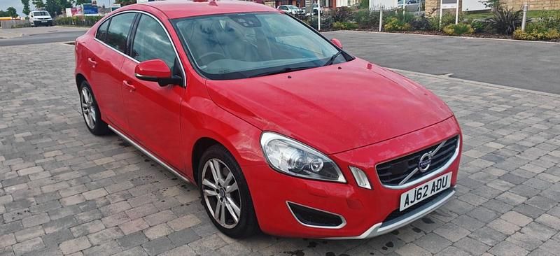 Red Used 2012 Volvo S60 SE Lux Sedan | £3,350 (Fair price) - Image 1/4