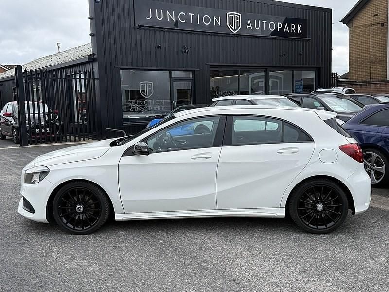 Used Mercedes A180 AMG line 2016 White Hatchback