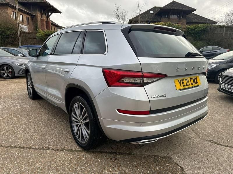 Used Skoda Kodiaq LAURIN & KLEMENT 200 HP (147 kW) 2021 Silver SUV