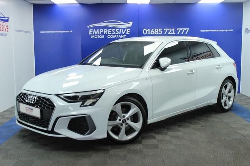 Used Audi A3 S-Line 2021 White Sedan