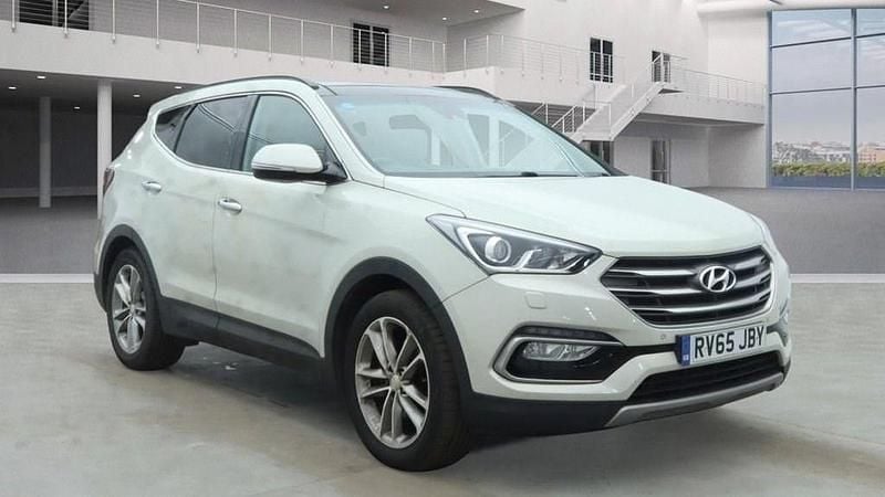 Used Hyundai Santa Fe Premium SE 2015 Beige SUV