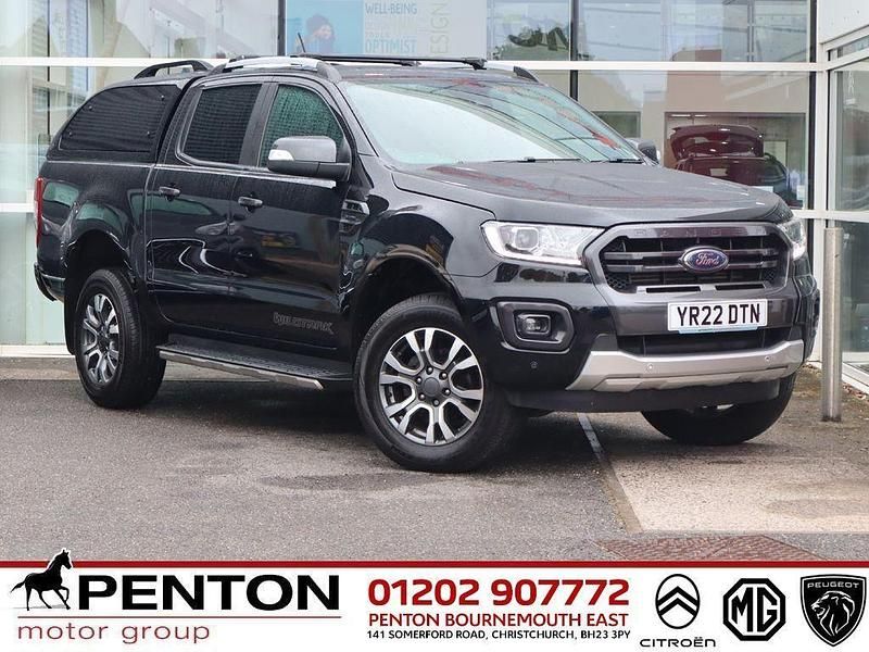 Black Used 2022 Ford Ranger Wildtrack Pickup | £21,990 (Good price) - Image 1/4