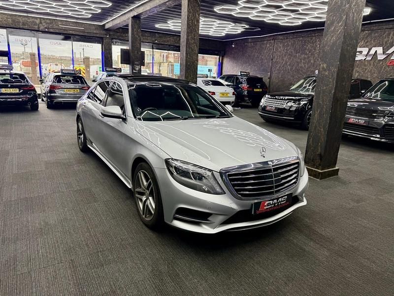 Used Mercedes S350L AMG line 2015 Silver Sedan