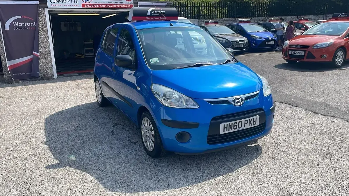 Used Hyundai i10 Classic 77 HP (56 kW) 2010 Blue Hatchback