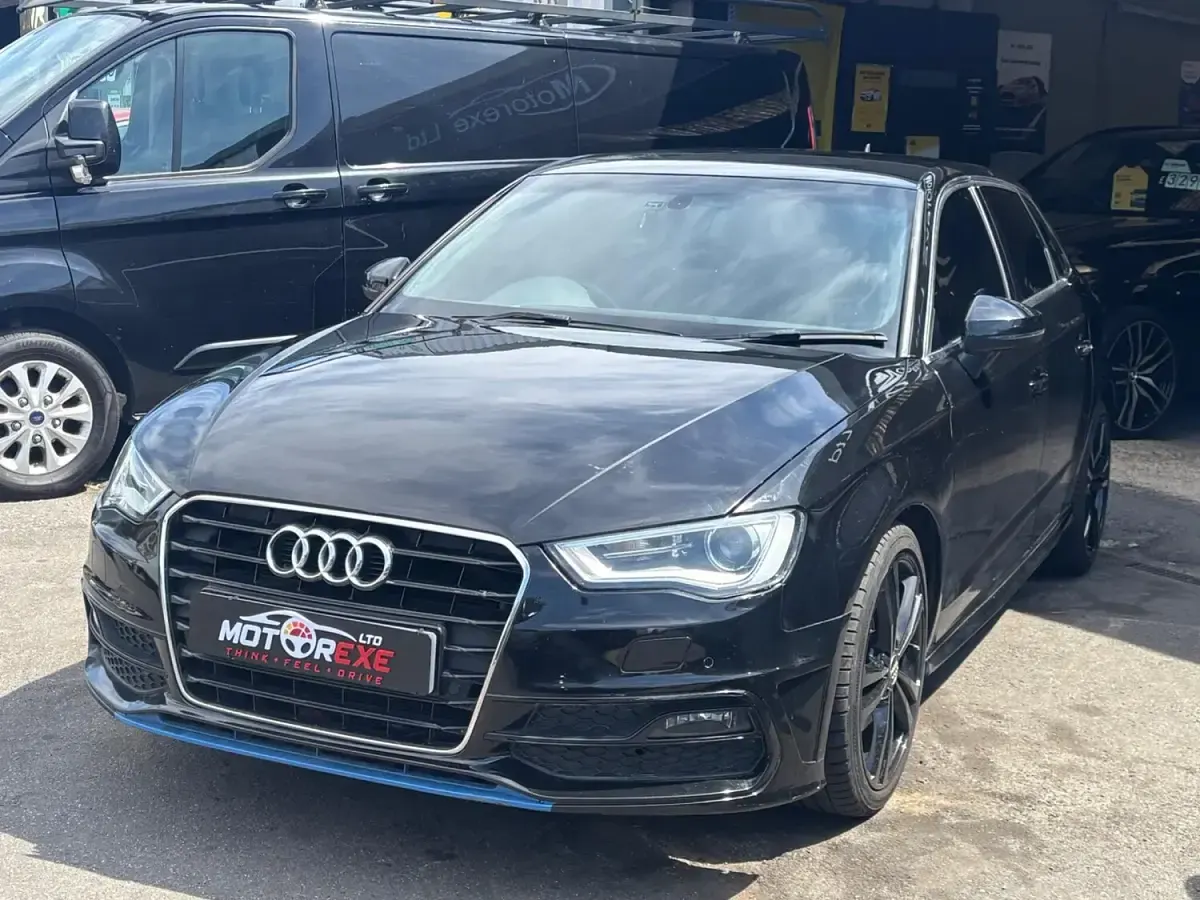 Used Audi A3 S-Line 2014 Black Hatchback