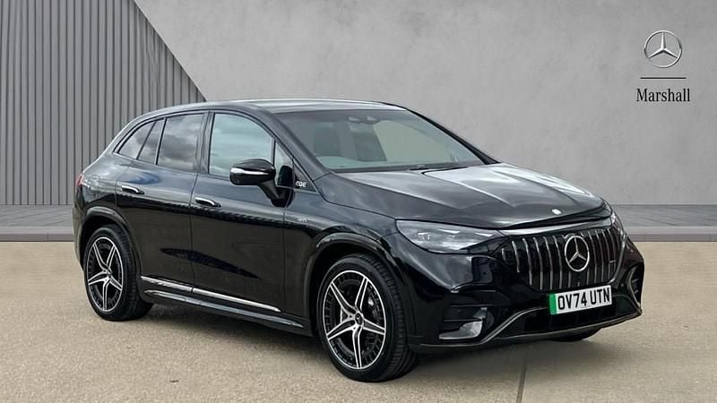 Obsidian black metallic Used 2024 Mercedes EQE AMG 53 Edition Estate | £69,555 (A bit pricey) - Image 1/1