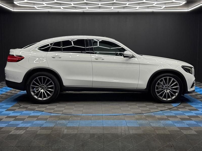 Used Mercedes GLC220 AMG line 2017 White Coupe