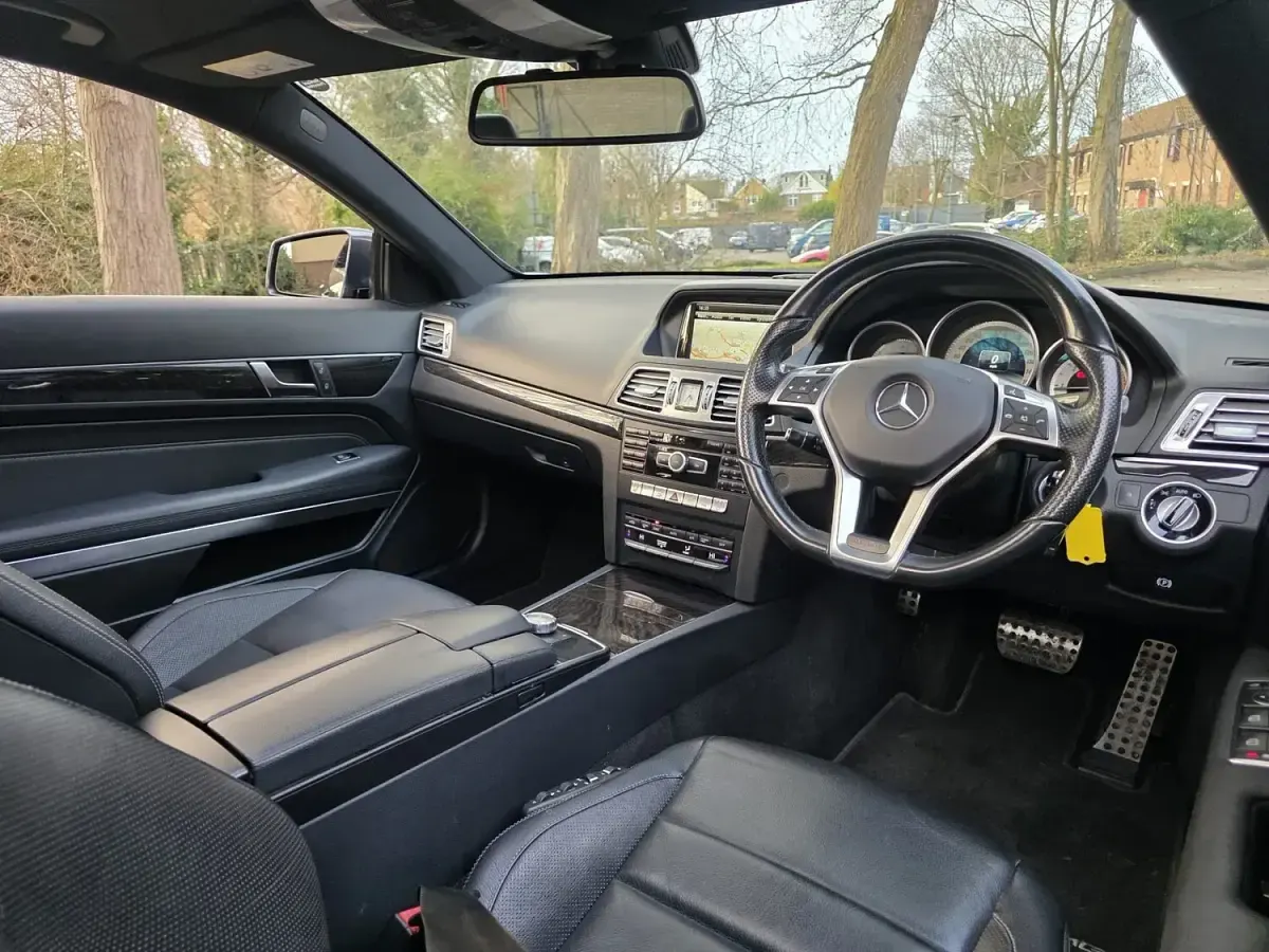 Used Mercedes E250 AMG line 2015 Grey Coupe