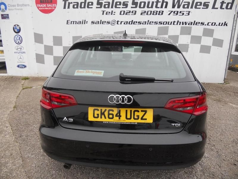 Used Audi A3 110 HP (80 kW) 2014 Black Hatchback