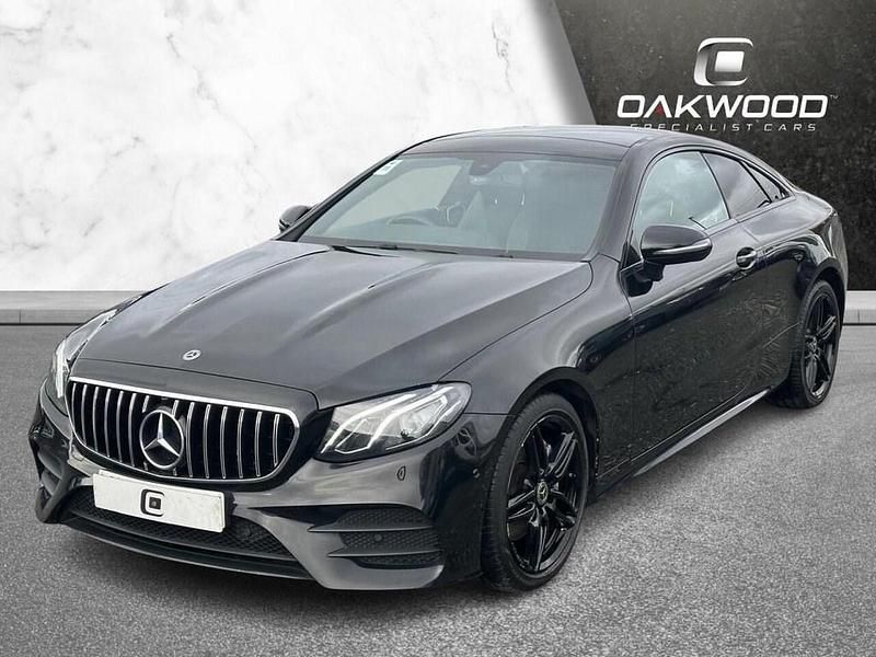 Used Mercedes E220 AMG Line Premium 194 HP (142 kW) 2018 Black Coupe