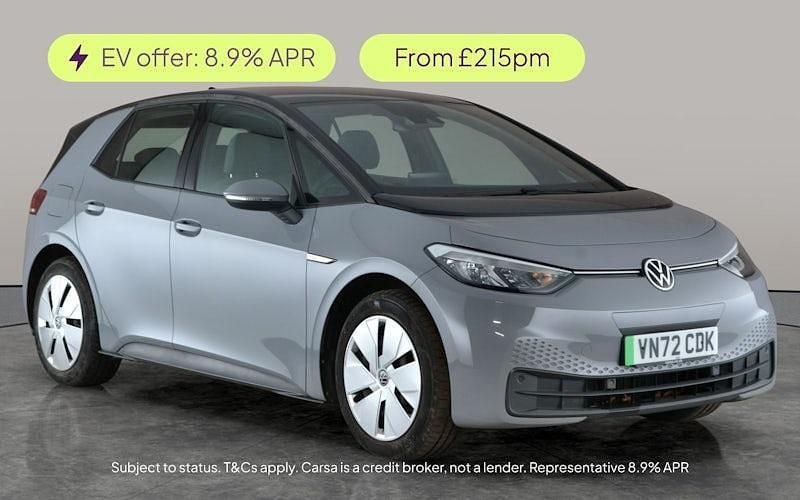 Grey Used 2022 VW ID.3 Pro Hatchback | £14,307 (Good price) - Image 1/3