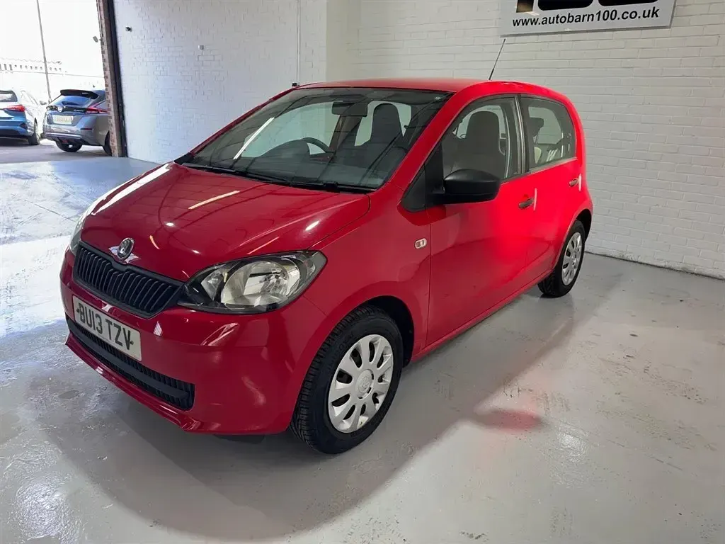 Begagnad Skoda Citigo 2013 Röd Halvkombi