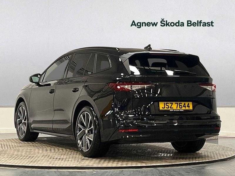 Used Skoda Enyaq iV SportlinePlus 154 kW (210 HP) 2025 Black magic pearl effect SUV