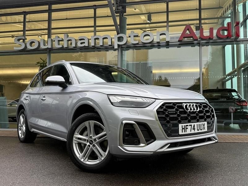 Silver New 2024 Audi Q5 S-Line SUV | £41,290 - Image 1/4