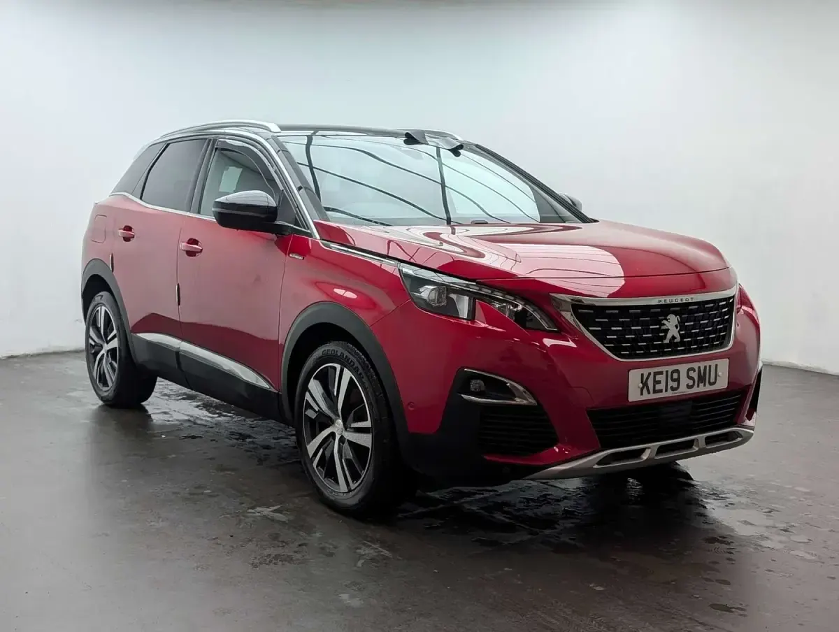 Used Peugeot 3008 GT-line 130 HP (95 kW) 2019 Red SUV